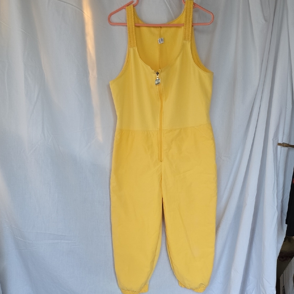 Yellow Sleeveless Jumpsuit